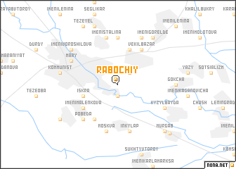map of Rabochiy