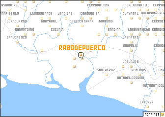 map of Rabo de Puerco