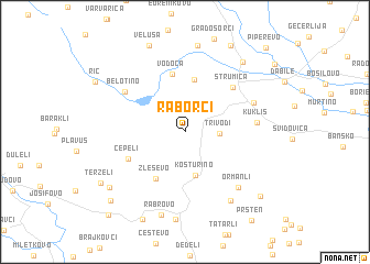 map of Raborci