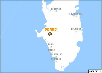 map of Rabor