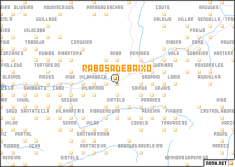 map of Rabosa de Baixo