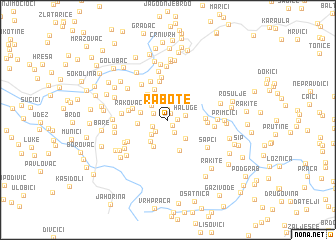 map of Rabote