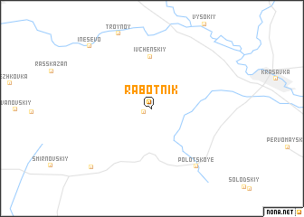 map of Rabotnik