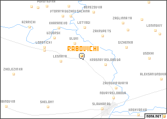 map of Rabovichi
