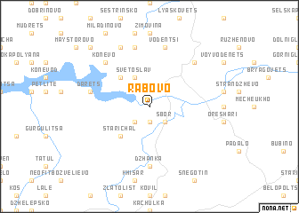 map of Rabovo