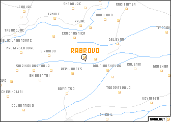 map of Rabrovo