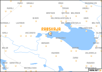 map of Rabskaja