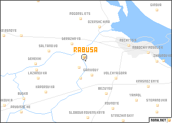 map of Rabusa