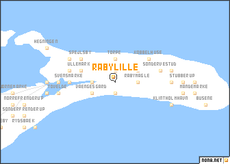 map of Råbylille