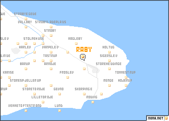 map of Råby