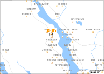 map of Råby