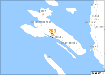 map of Rab