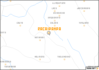 map of Racaipampa