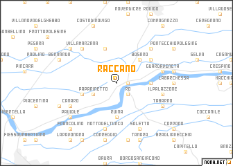 map of Raccano
