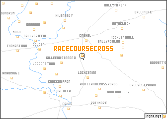 map of Racecourse Cross