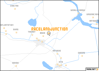 map of Raceland Junction