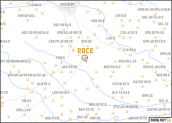 map of Rače