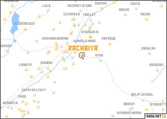 map of Rachaïya