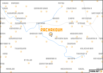 map of Rachakoum