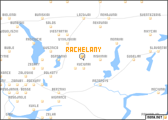 map of Rachelany