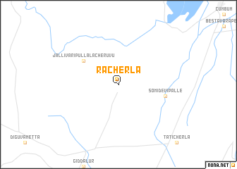 map of Rācherla