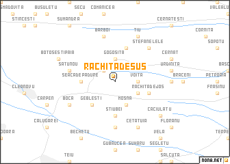 map of Răchita de Sus