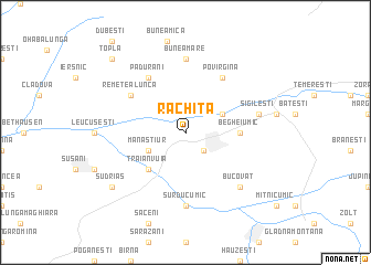 map of Răchita