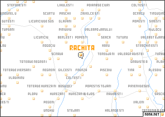 map of Răchita