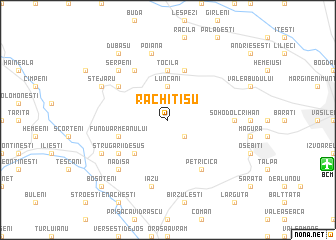 map of Răchitişu