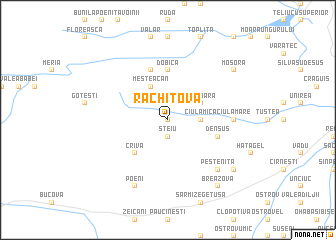 map of Răchitova