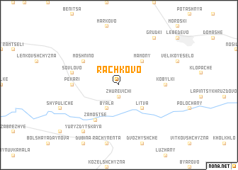 map of Rachkovo