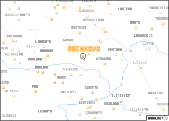 map of Rachkovo