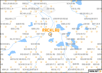 map of Rachlau