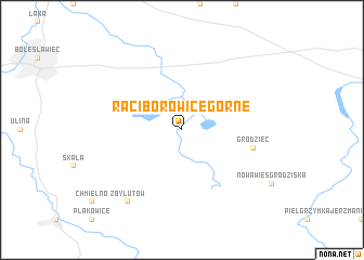 map of Raciborowice Górne