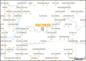 map of Racimera