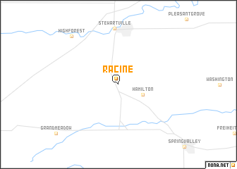 map of Racine