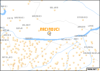 map of Račinovci