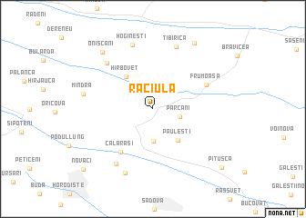 map of Răciula