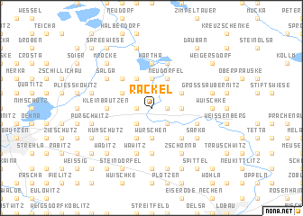 map of Rackel