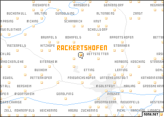 map of Rackertshofen