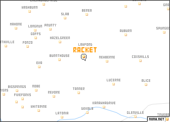 map of Racket