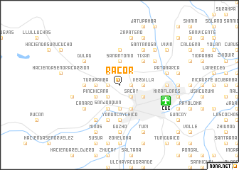 map of Racor