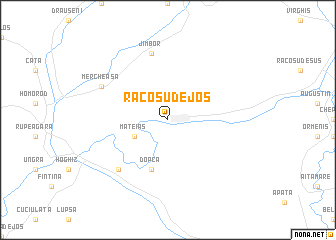 map of Racoşu de Jos