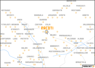 map of Racoţi