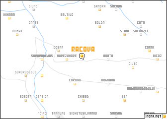 map of Racova