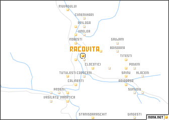 map of Racoviţa