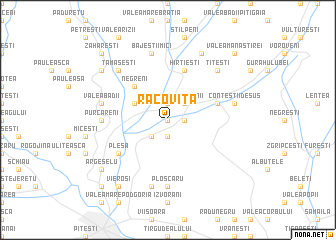 map of Racoviţa