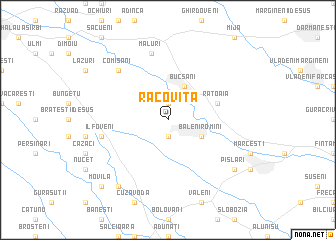 map of Racoviţa