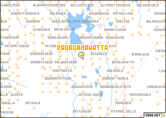 map of Radagamawatta