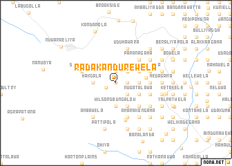 map of Radakandurewela